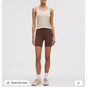 lululemon athletica Brown Athletic Shorts